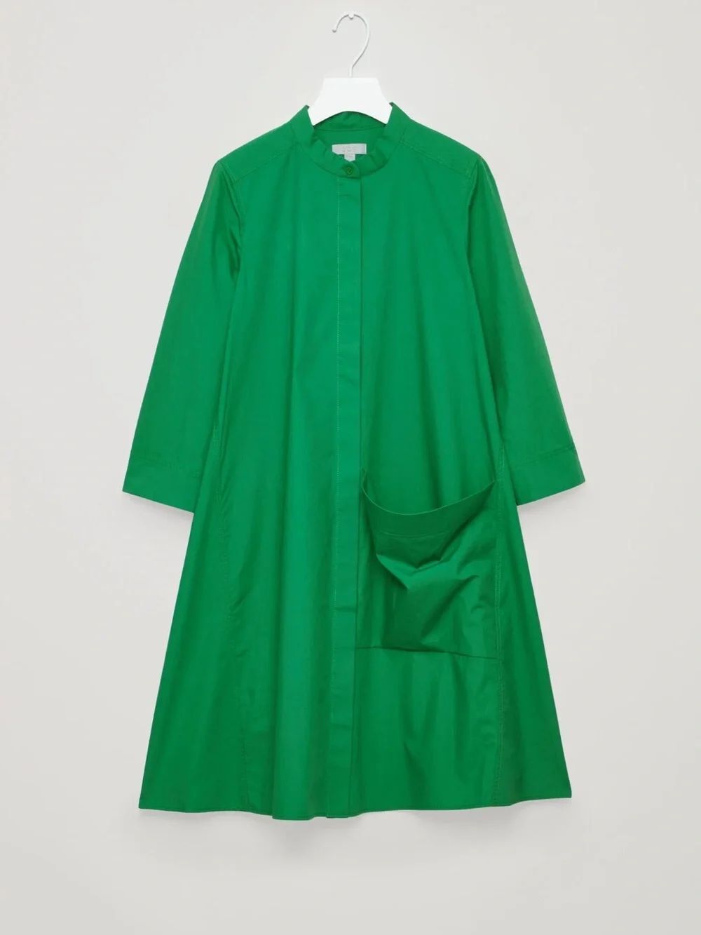 COS Cotton Shirt Dress with Large Pocket